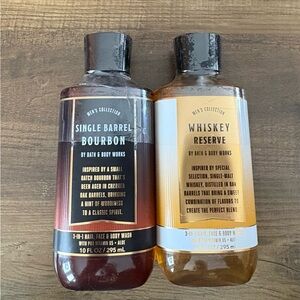 New Body Wash in the Single Barrel Bourbon & Whiskey Reserve Scents.